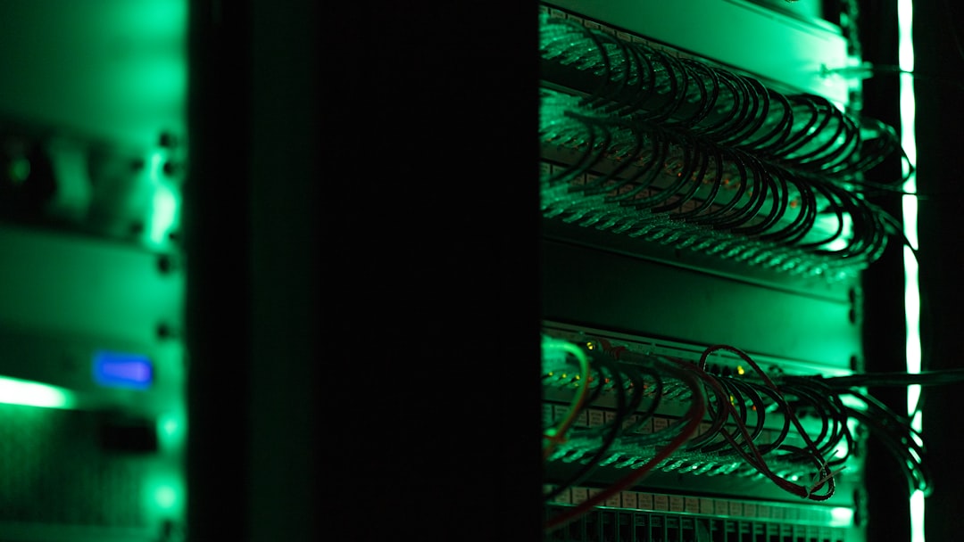Server room with rack-mounted hardware — self-hosting Bitwarden vault on your own Linux VPS or homelab